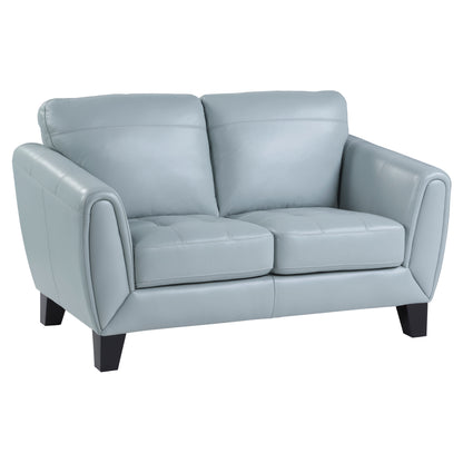 Homelegance Spivey Loveseat in Aqua for Stylish Comfort and Elegance 9460AQ-2