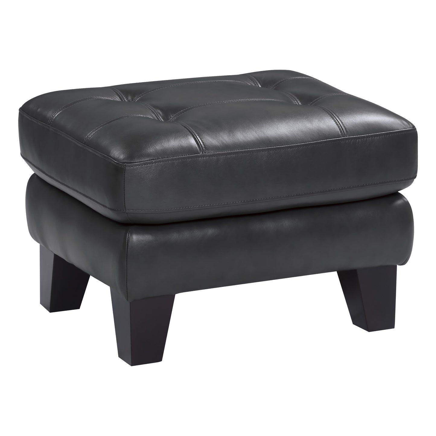 Homelegance Spivey Dark Gray Tufted Ottoman Bench 9460DG-4