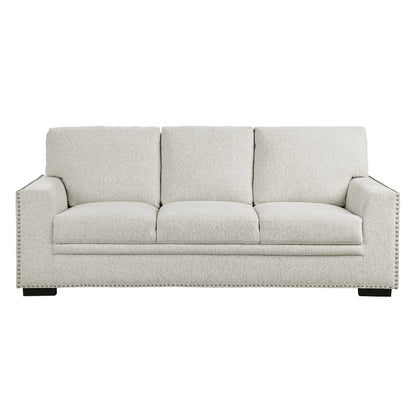 Homelegance Morelia Sectional Sofa Soft Beige Chenille Elegant Design 9468BE-3