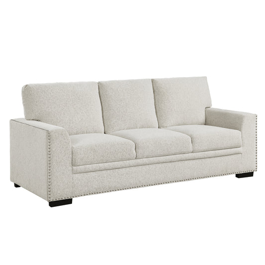 Homelegance Morelia Sectional Sofa Soft Beige Chenille Elegant Design 9468BE-3