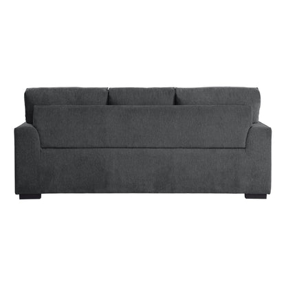 Homelegance Morelia Charcoal Chenille Sectional Sofa 9468CC-3