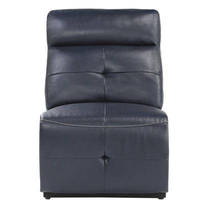 Homelegance Avenue Sectional Sofa in Navy Blue 9469NVB-6LCRR