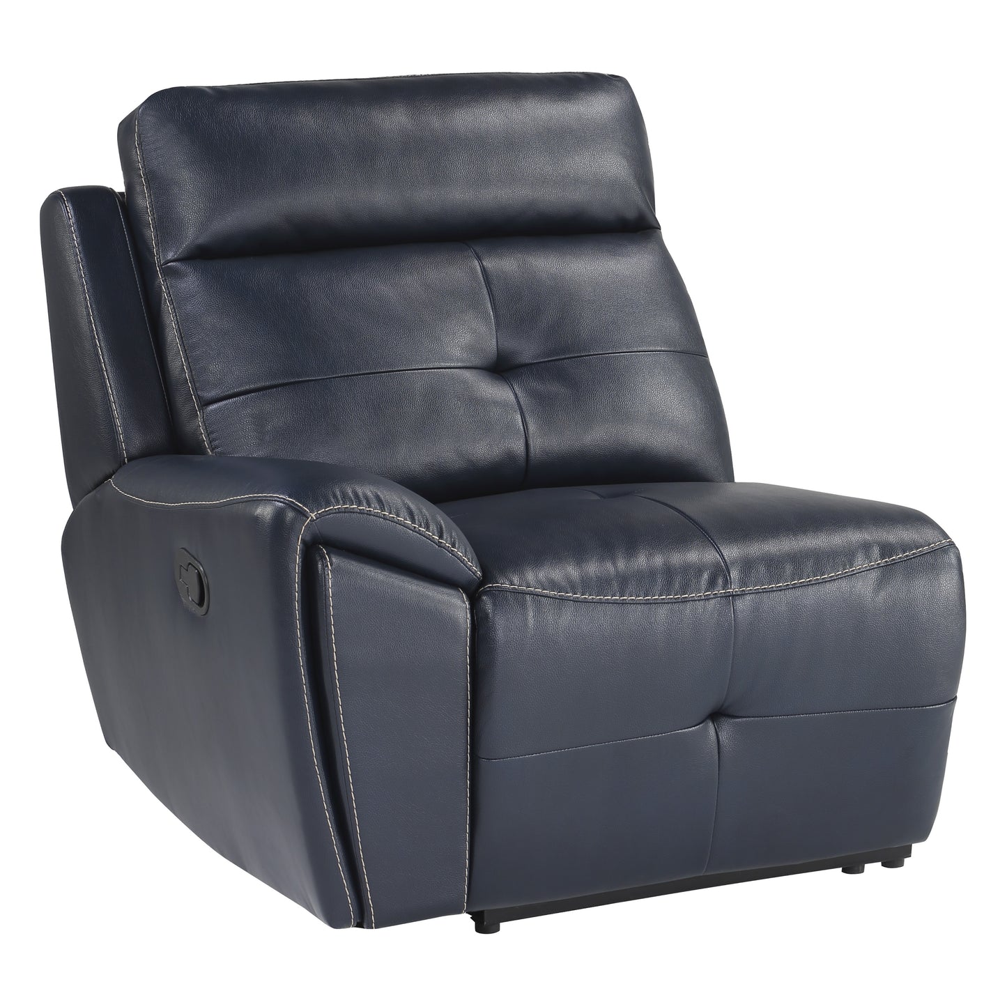 Homelegance Avenue Sectional Sofa in Navy Blue 9469NVB-6LRRC