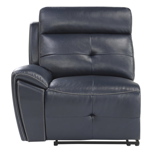 Homelegance Avenue Sectional Sofa in Navy Blue 9469NVB-6LRRR