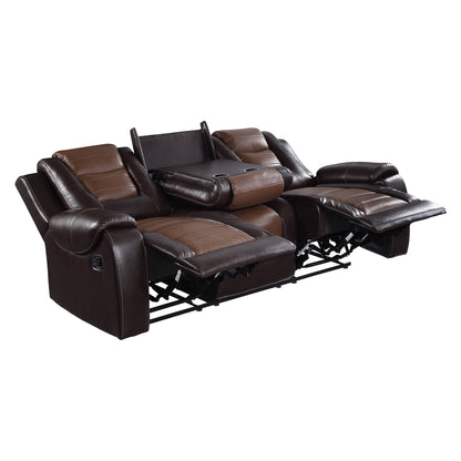 Homelegance Briscoe Sectional Sofa in Rich Premium Faux Leather 9470BR-3