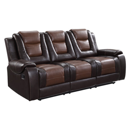 Homelegance Briscoe Sectional Sofa in Rich Premium Faux Leather 9470BR-3