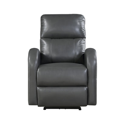 Homelegance Wiley Reclining Chair Power Recliner in Gray 9478GRY-1PW