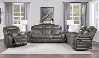Homelegance Centeroak Reclining Chair in Brownish Gray 9479BRG-1