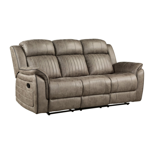 Homelegance Centeroak Sandy Brown Double Reclining Sectional Sofa 9479SDB-3