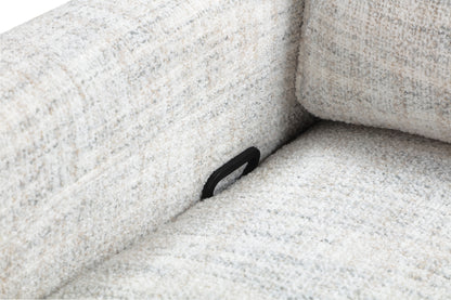 Homelegance 9502-1 Quartz Boucle Swivel Glider Reclining Chair with Gentle Motion