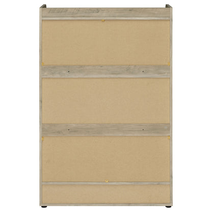 Denia 3-tier Engineered Wood Shoe Cabinet White