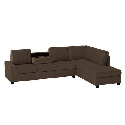 Homelegance Maston Sectional Sofa in 9507CHC-SC Stylish Comfort Design