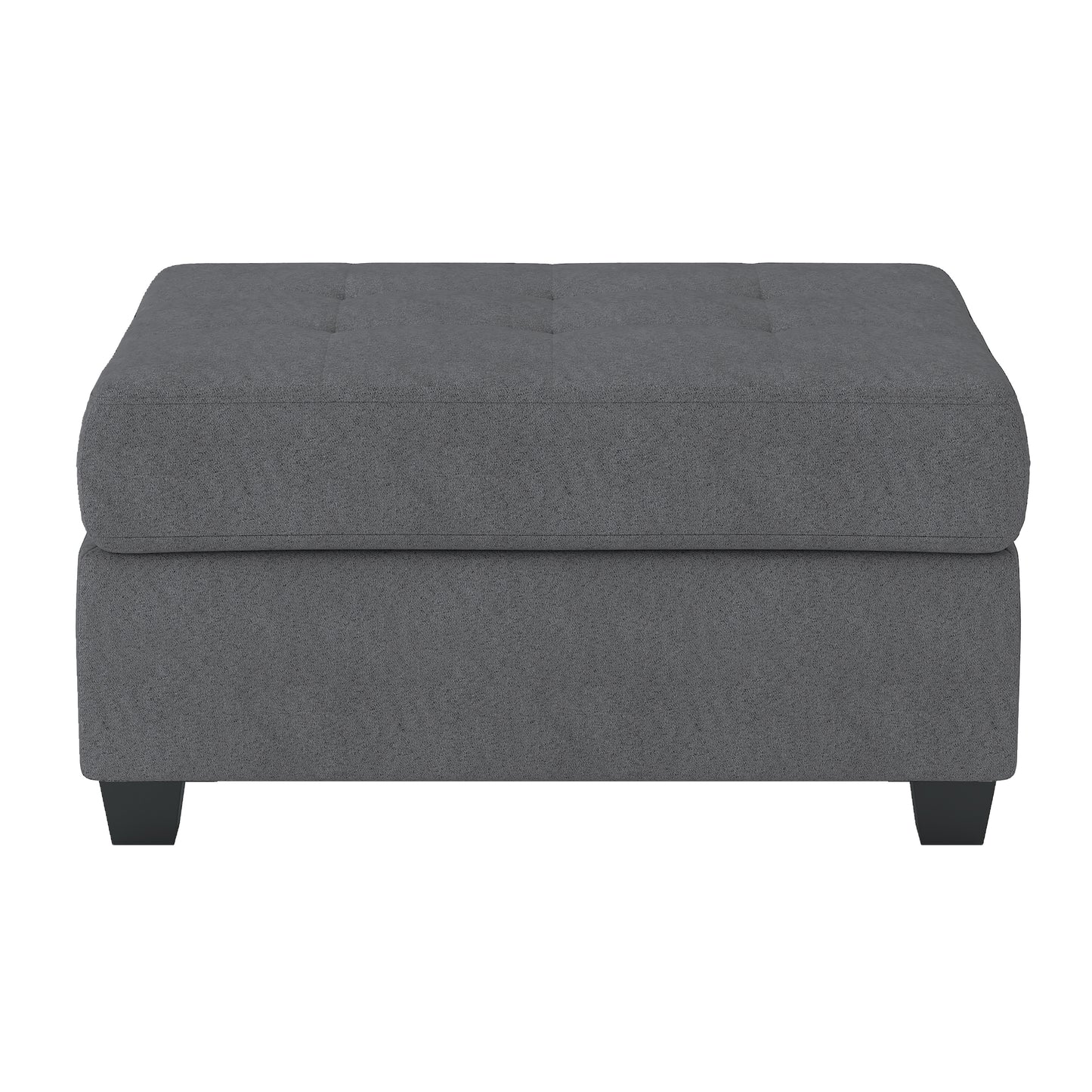 Homelegance Maston Ottoman Bench Dark Gray Microfiber Upholstery 9507DGY-4
