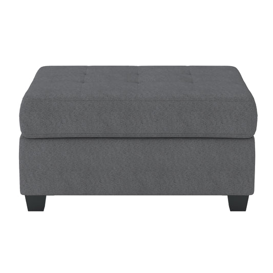 Homelegance Maston Ottoman Bench Dark Gray Microfiber Upholstery 9507DGY-4