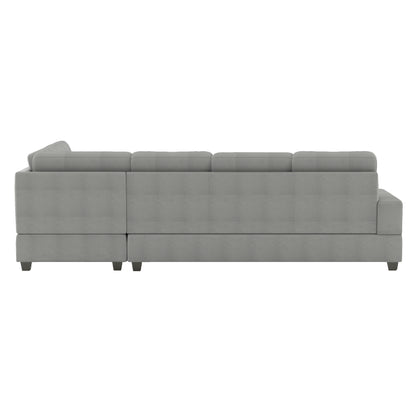 Homelegance Maston Sectional Sofa in Gray 9507GRY-3OT
