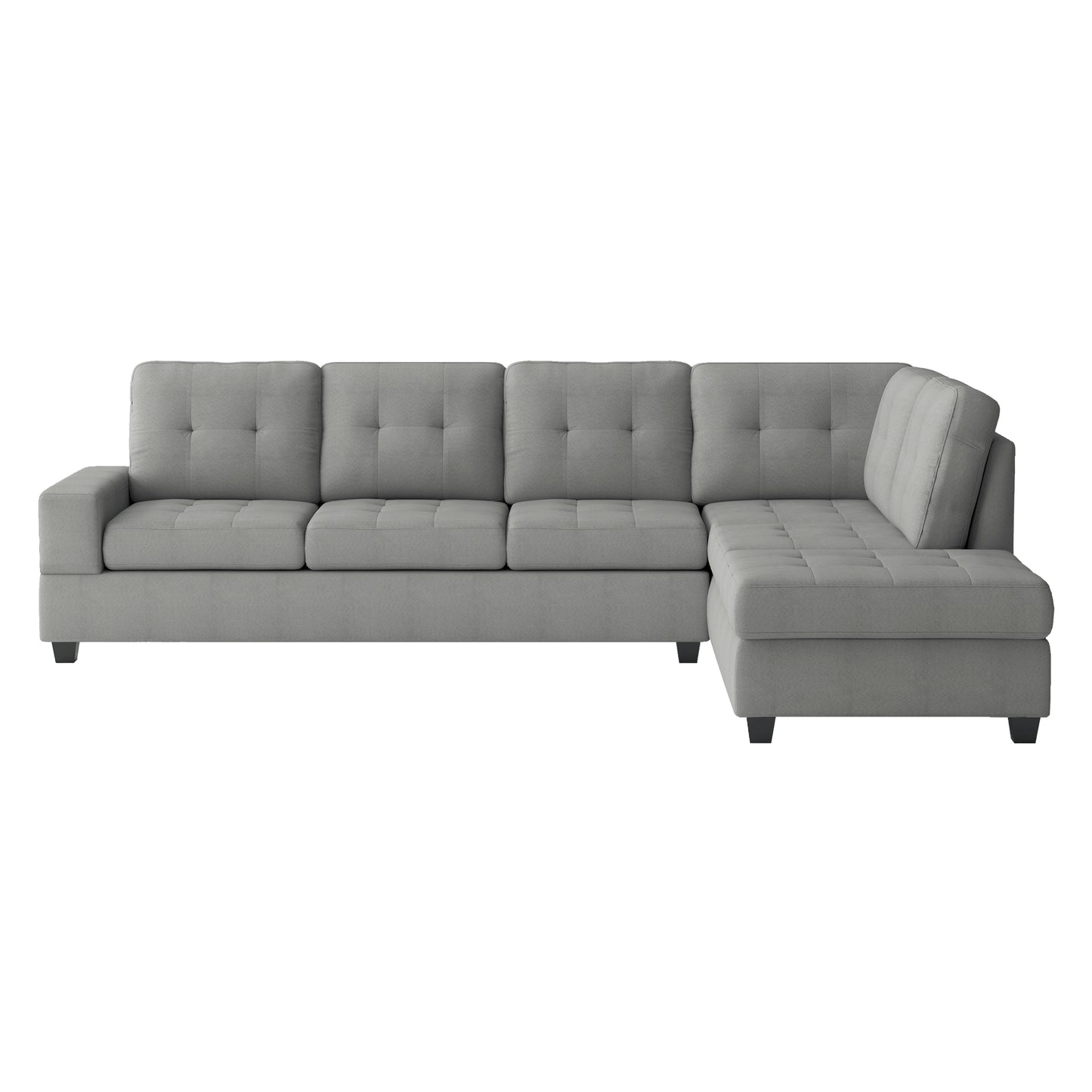 Homelegance Maston Sectional Sofa in Gray 9507GRY-3OT