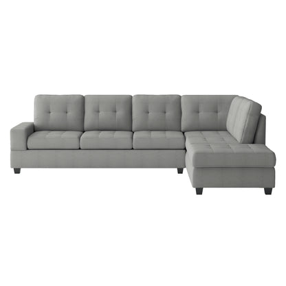 Homelegance Maston Sectional Sofa in Gray 9507GRY-3OT