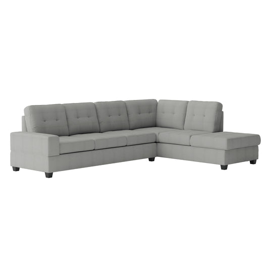 Homelegance Maston Sectional Sofa in Gray 9507GRY-SC for Stylish Living Spaces