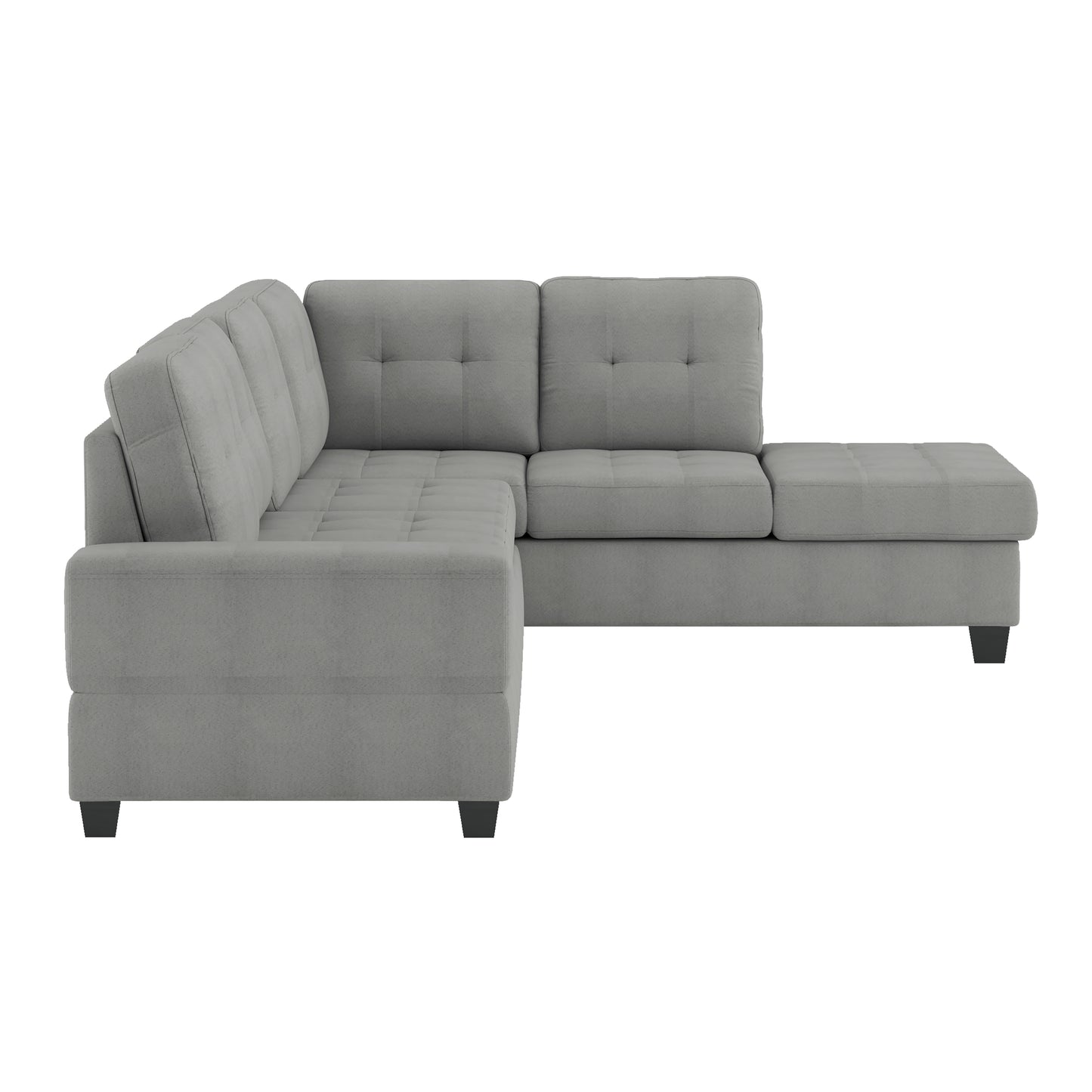 Homelegance Maston Sectional Sofa in Gray 9507GRY-3OT