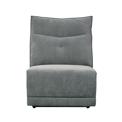Homelegance Tesoro Power Reclining Sofa with Power Headrests Dark Gray 9509DG-3PWH