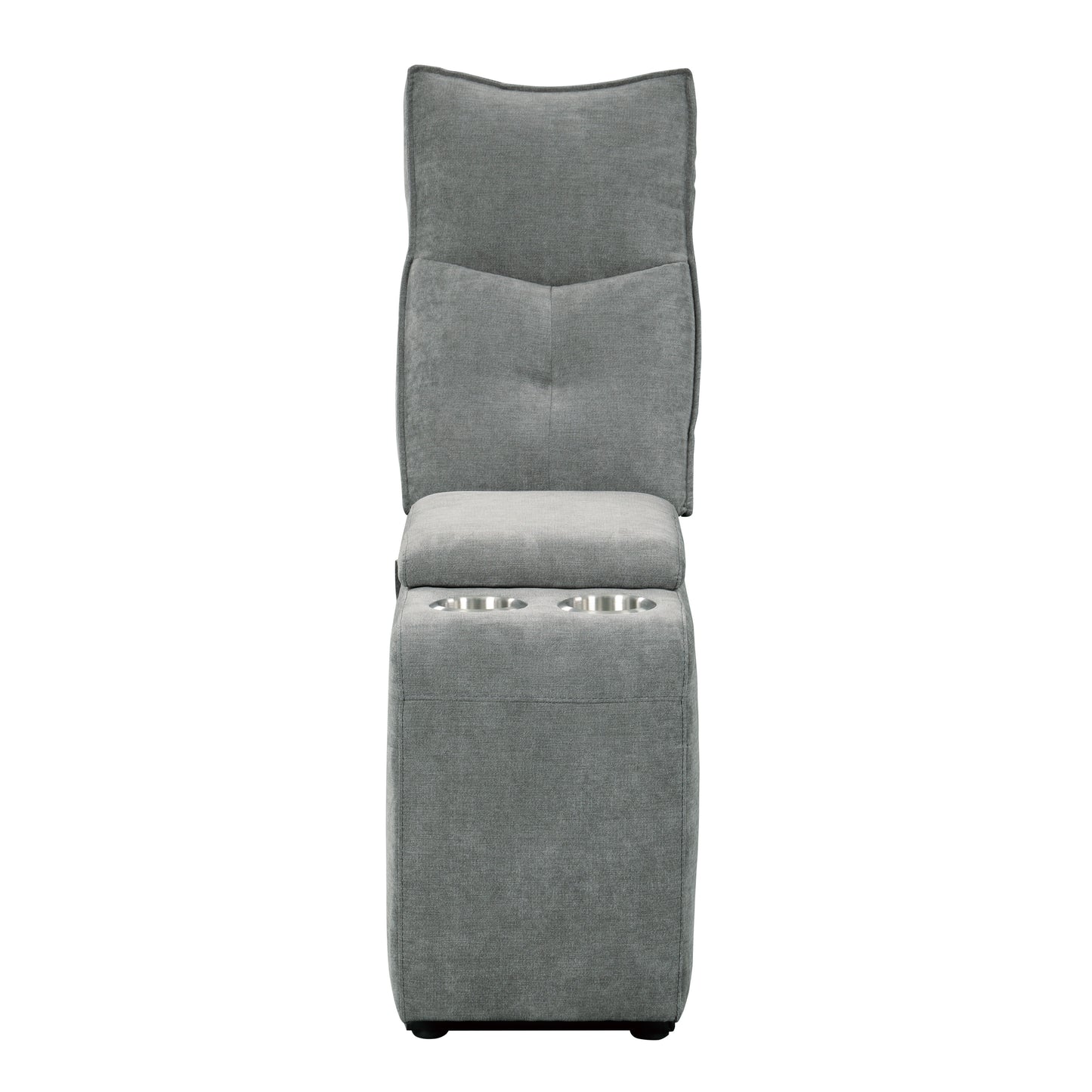 Homelegance Tesoro Loveseat Power Reclining with Power Headrests Dark Gray 9509DG-2CNPWH