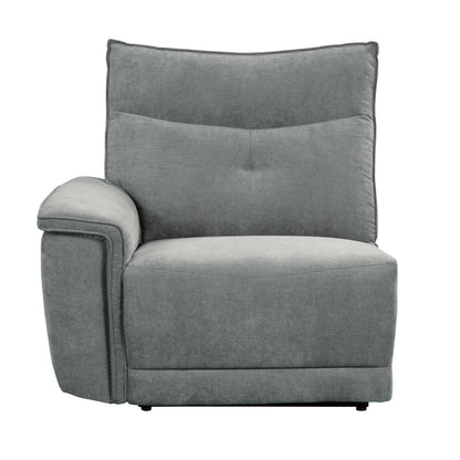 Homelegance Tesoro Loveseat Power Reclining with Power Headrests Dark Gray 9509DG-2CNPWH