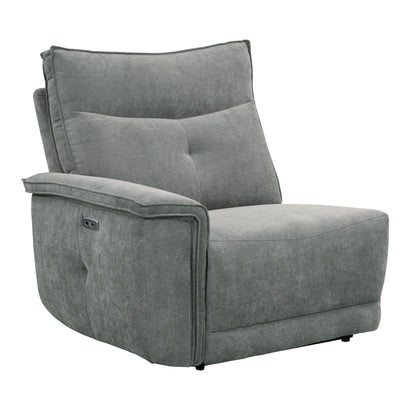 Homelegance Tesoro Loveseat Power Reclining with Power Headrests Dark Gray 9509DG-2CNPWH