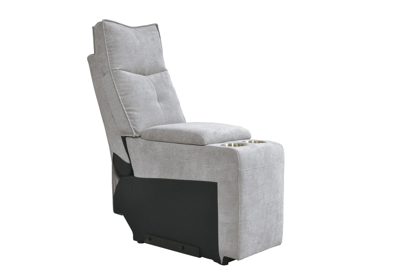 Homelegance Tesoro Sectional Sofa in Gray with Reclining Features 9509MGY-6LRPWH5R