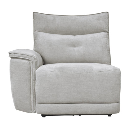 Homelegance Tesoro Sectional Sofa in Gray 9509MGY-6LRRRPWH