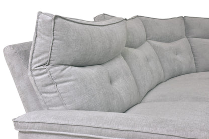 Homelegance Tesoro Sectional Sofa in Gray with Reclining Features 9509MGY-6LRPWH5R