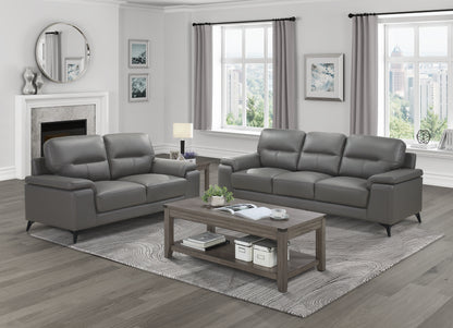 Homelegance Mischa Loveseat in Dark Gray 9514DGY-2