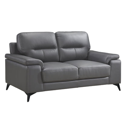 Homelegance Mischa Loveseat in Dark Gray 9514DGY-2
