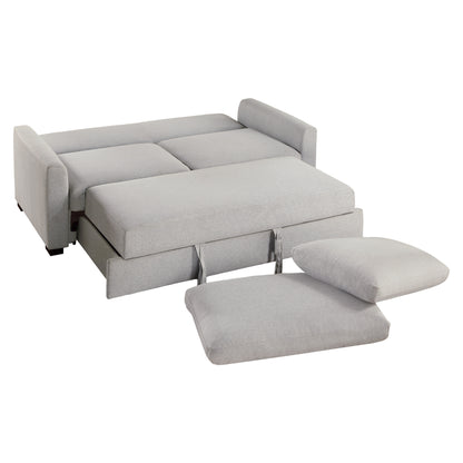 Homelegance Price Sectional Sofa Gray Fabric Convertible Sleeper 9525RF-3CL