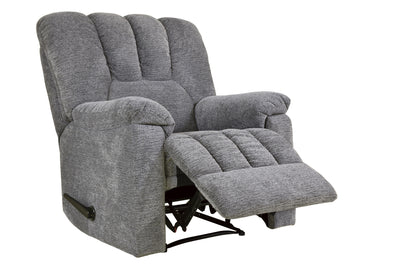 Homelegance Annaliese Reclining Chair in Gray Chenille Fabric 9534GY-1