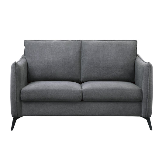 Homelegance Bianca Loveseat Gray Upholstered with Reversible Cushions 9539GY-2