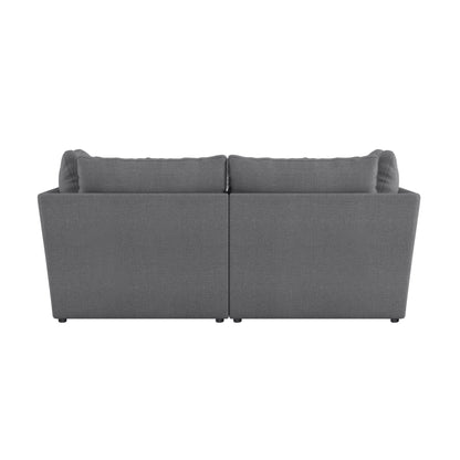 Homelegance Howerton Loveseat Gray Fabric Upholstery 9544GY-2CR
