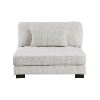 Homelegance Sectional Sofa in Beige with Reversible Chaise 9555BEG-42AC2VC