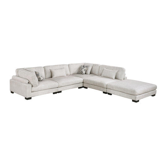 Homelegance Sectional Sofa in Beige with Contemporary Design 9555BEG-52CR2ACOT