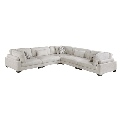 Homelegance Sectional Sofa in Beige with Contemporary Design 9555BEG-53CR2AC