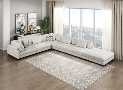 Homelegance Ottomans Benches Textured Microfiber Upholstered Beige 9555BEG-4