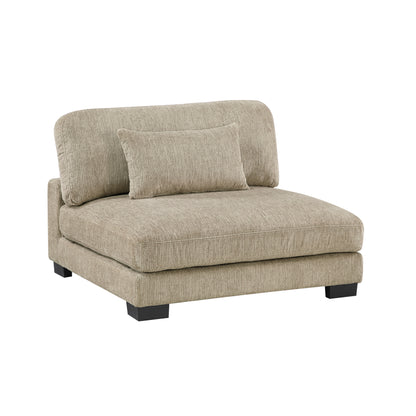 Homelegance Sectional Sofa in Brown and Beige 9555BRW-42AC2VC