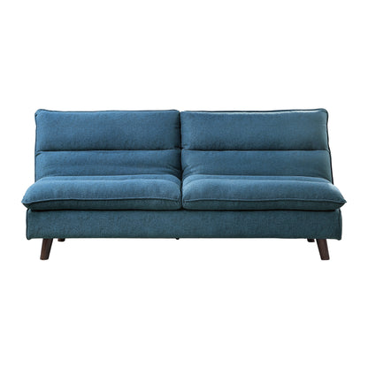 Homelegance Mackay Futton in Textured Blue Fabric 9560BU-3CL
