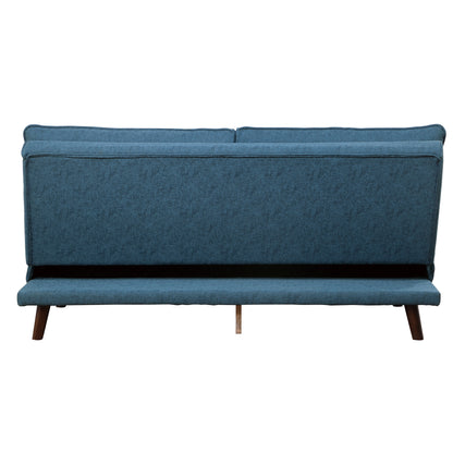 Homelegance Mackay Futton in Textured Blue Fabric 9560BU-3CL
