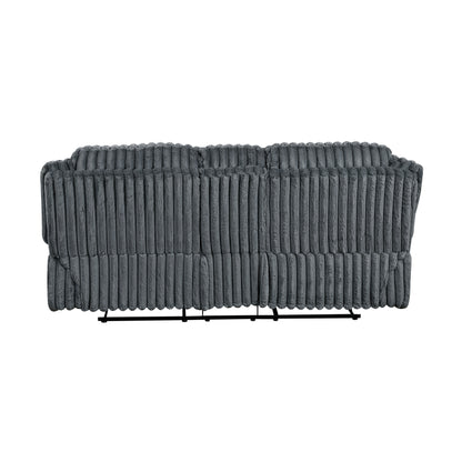 Homelegance Loveseat Reclining in Dark Gray 9577DG-2