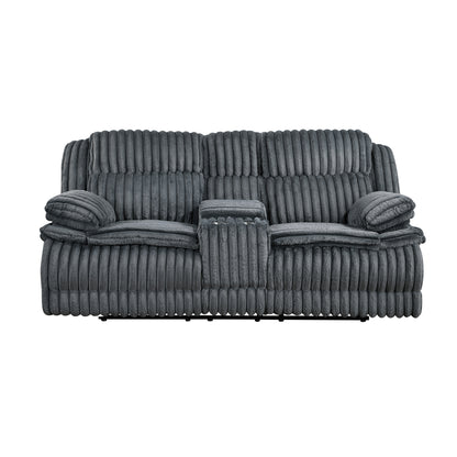 Homelegance Loveseat Reclining in Dark Gray 9577DG-2