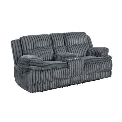 Homelegance Loveseat Reclining in Dark Gray 9577DG-2