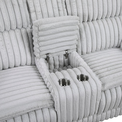 Homelegance Loveseat Reclining Gray 9577GY-2