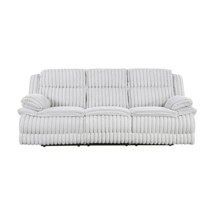 Homelegance Sofas Reclining Sofa Gray Fabric Comfort 9577GY-3