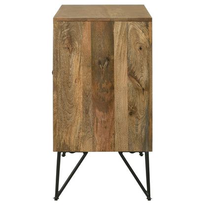 Eileen 2-door Wood Storage Accent Cabinet Natural
