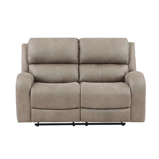 Homelegance Pagosa Brown Reclining Loveseat 9601BR-2